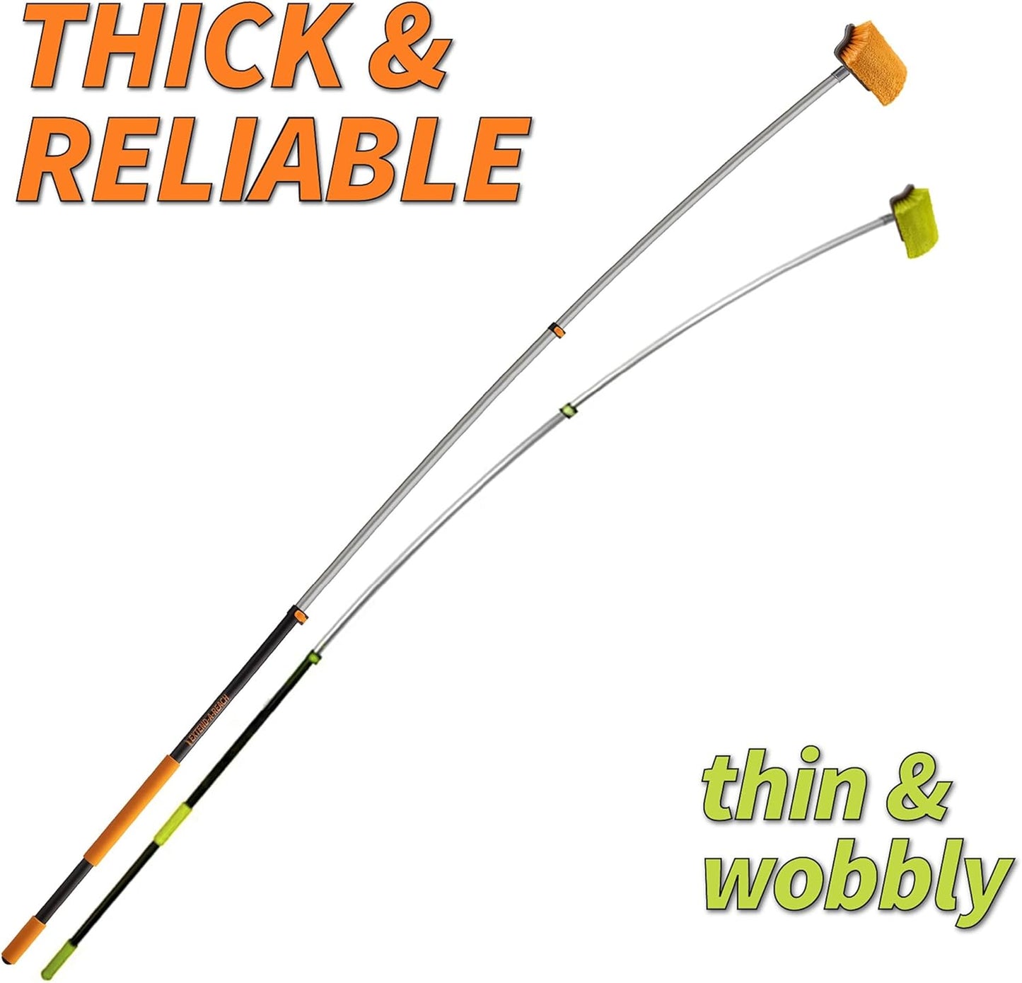 Car & RV Wash Brush Kit 48-144״ Long Extendable Handle Car, RV, Truck Washing Kit with Extension Pole - Microfiber Car Mop, Soft Washing Brush, Window Squeegee, Mitt, The Ultimate RV-Wash Cleaning Kit