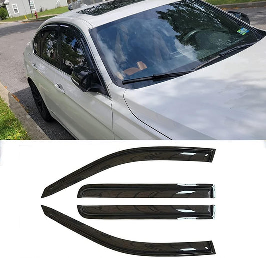 94093 Sunproof Waterproof Side Window Wind Deflector, 4pcs Protective Replacements Rain Guards Set, Window Visor fit for 2009-2010 Pontiac Vibe, 2009-2013 Matrix