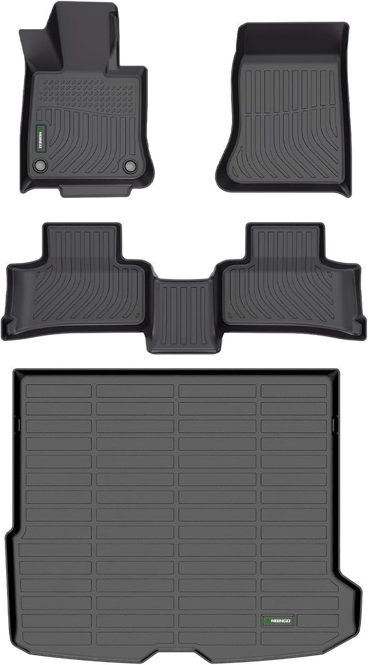 ANBINGO®Floor Mats Fit for Mercedes Benz GLC 2023-2025 (No Coupe) & Cargo Liners All Weather Rugs for Benz GLC TPE Car Mats for Benz GLC Rubber Trunk Carpet for Benz GLC Automotive Accessories