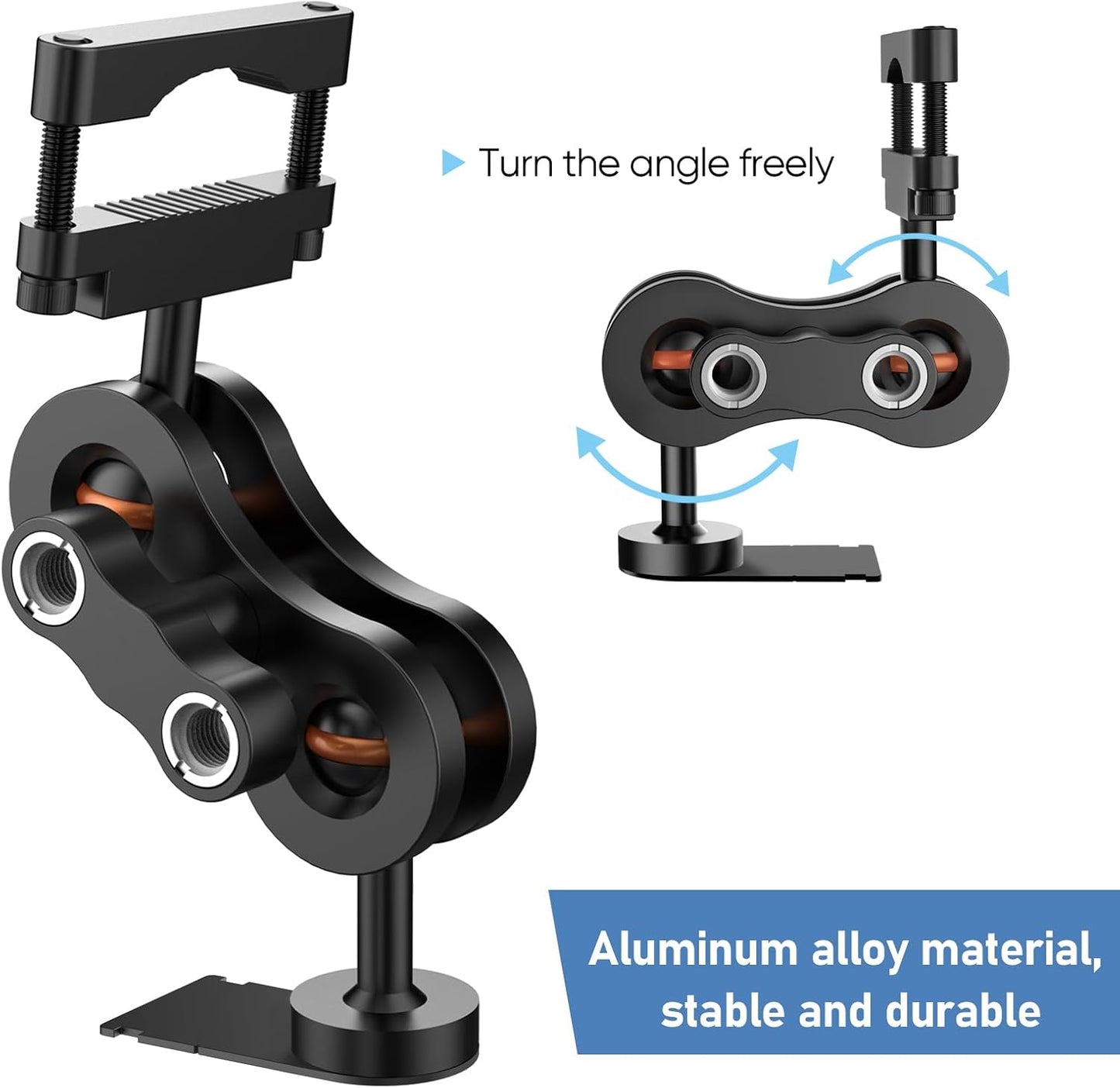 Radar Detector Mount Rearview Mirror Bracket, Car Truck Mirror Radar Mount Bracket, Aluminum Rearview Mirror Rod Mount (for Escort Max / Max2/ MAX360 Radar )