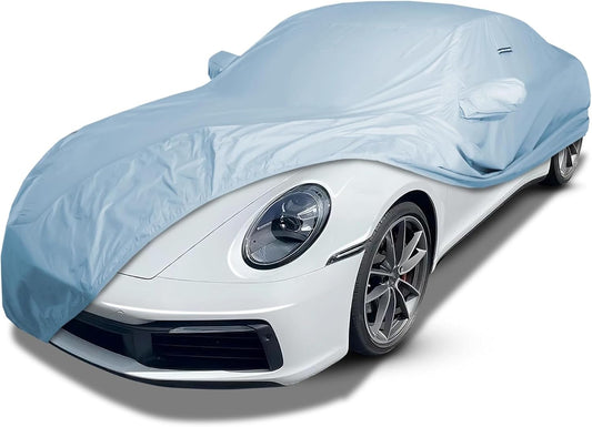 iCarCover Premium Car Cover for 1999-2024 Porsche 911 Heavy Duty Waterproof All Weather Automobiles Custom Fit Indoor Outdoor UV Snow Protection Covers with Straps and Bag