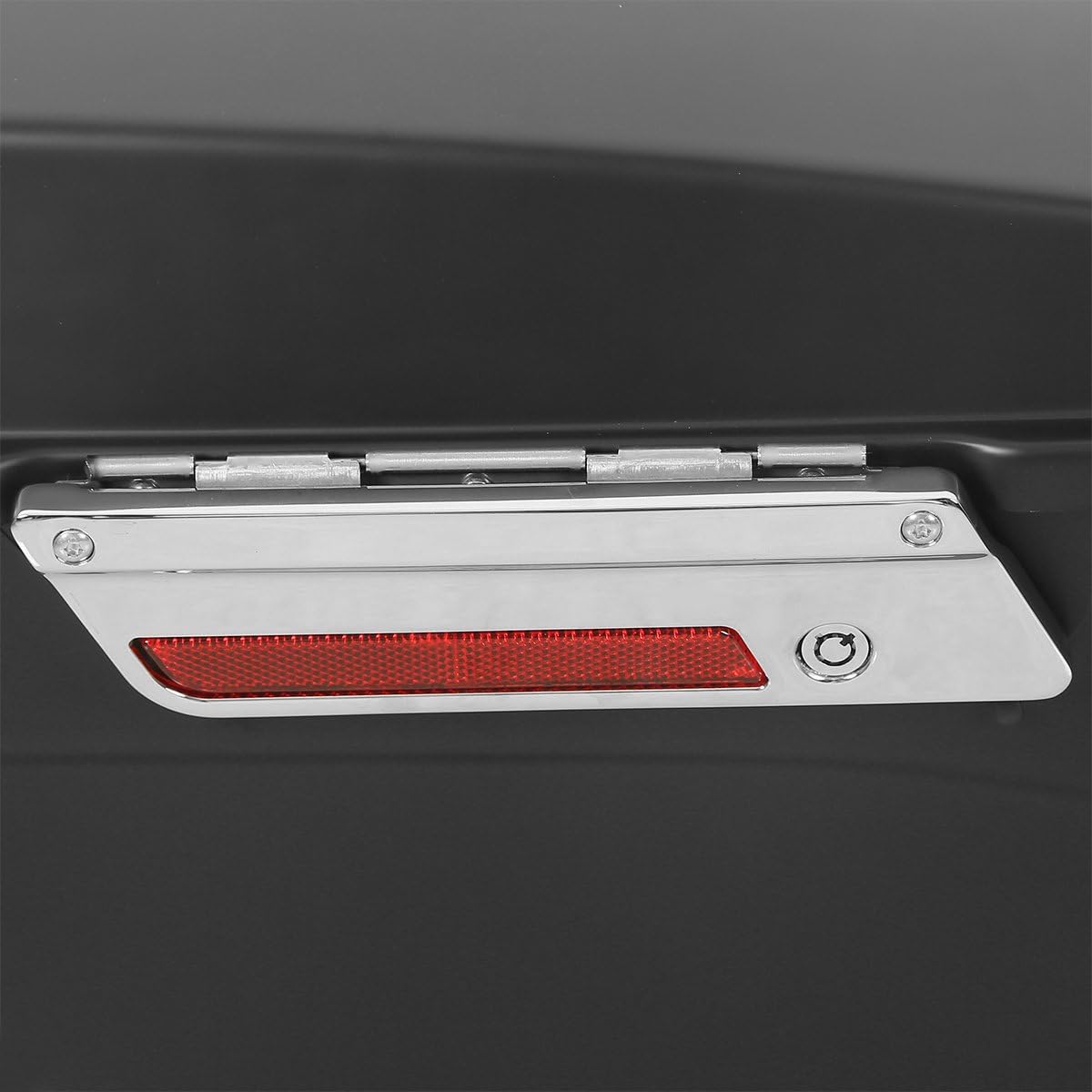 XFMT Motorcycle Stretched Saddlebags 5" Extended Hard Saddle Bags For Harley Touring Road King Street Glide Road Glide Electra Glide Ultra Classic 1993-2013, Matte Black