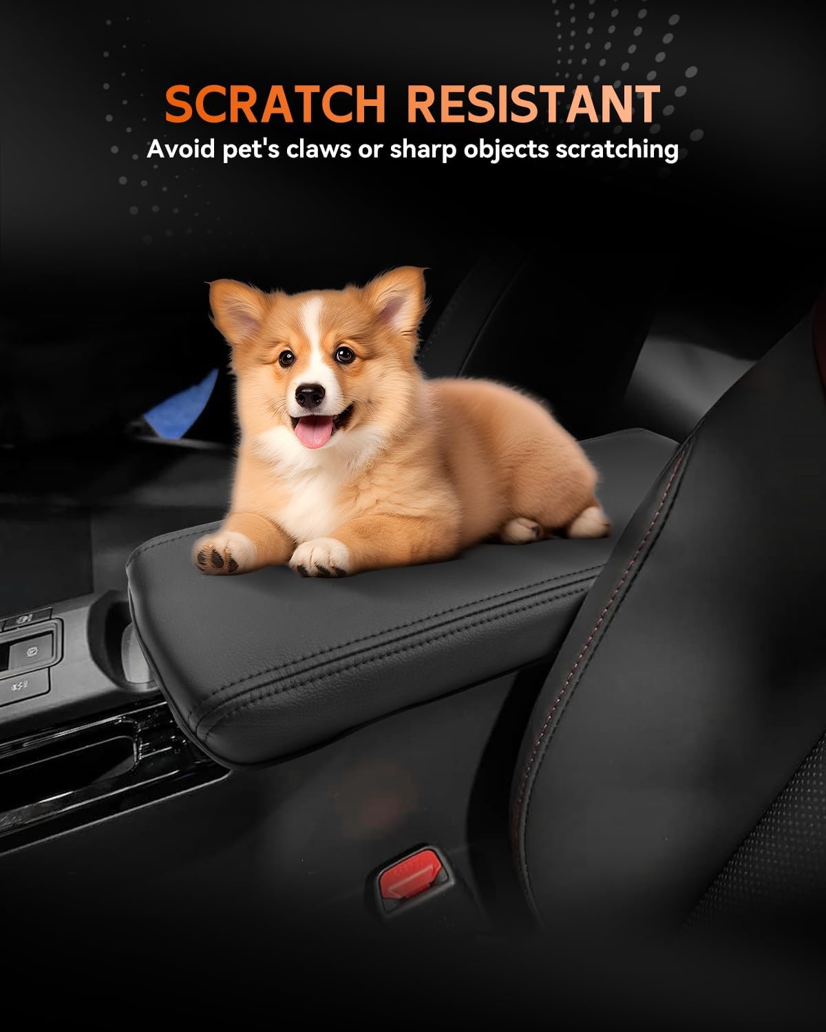 CDEFG for Toyota Prius 2023-2025 2026 Center Console Cover Armrest Box Cover for Prius (LE, XLE, Nightshade Edition, Limited) 2023 2024 2025 Accessories Arm Rest Protector