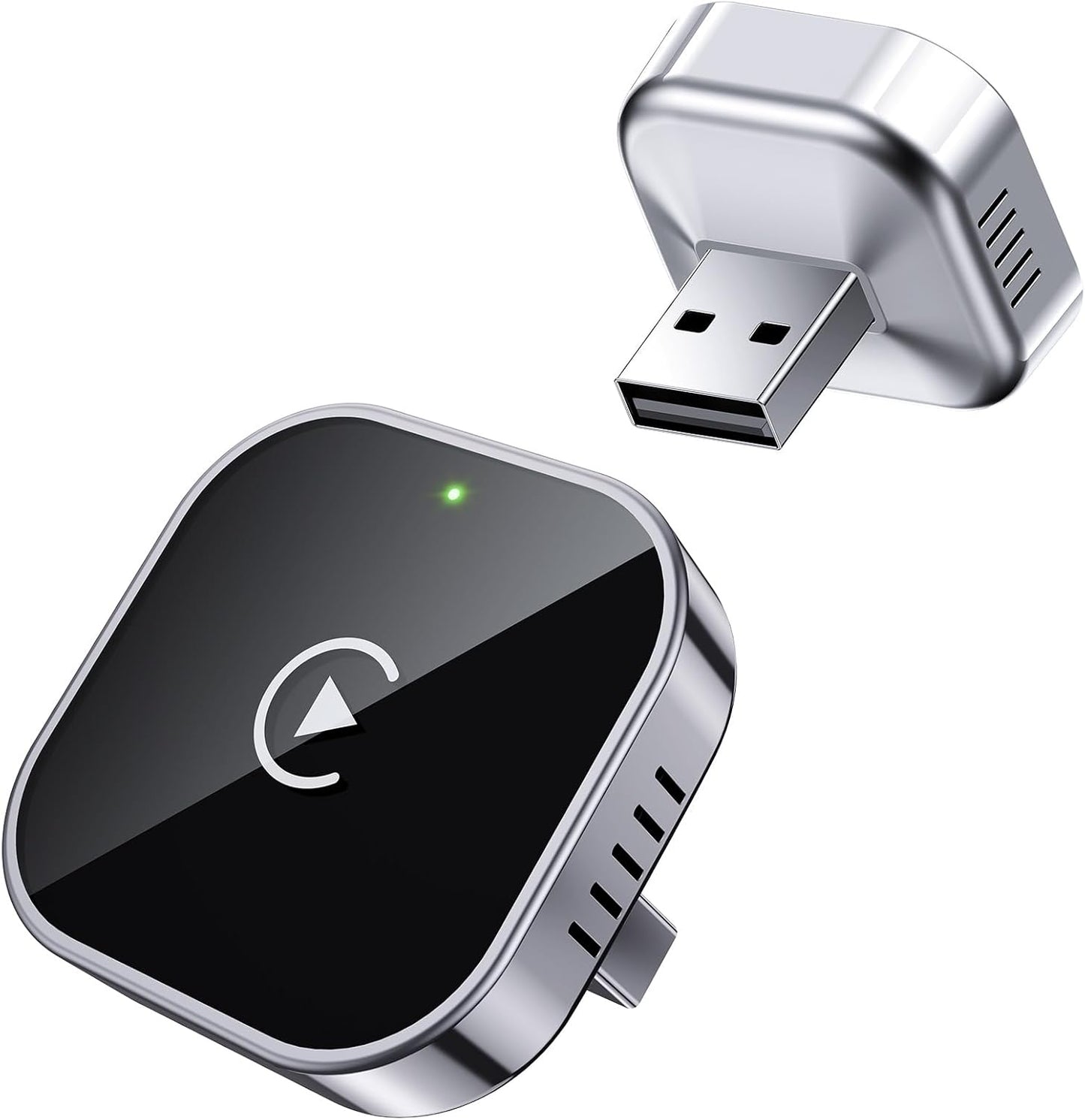 Teeran Wireless CarPlay Adapter 2025 Upgrade Wired CarPlay to Wireless, Mini USB Design for Cars with Built-in Wired Apple CarPlay Plug and Play Easy Use Fast Stable Connection Car Play for iPhone