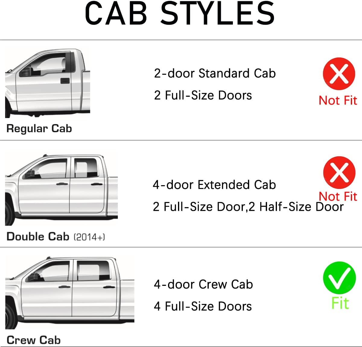 Lightronic Extra Durable Clip-on in-Channel Auto Vent Window Visor, Fits 2004-2012 Chevrolet Colorado & GMC Canyon, Crew Cab, UV Protection Rain Guard, Original Wind Deflector, Dark Smoke, 4-Pcs
