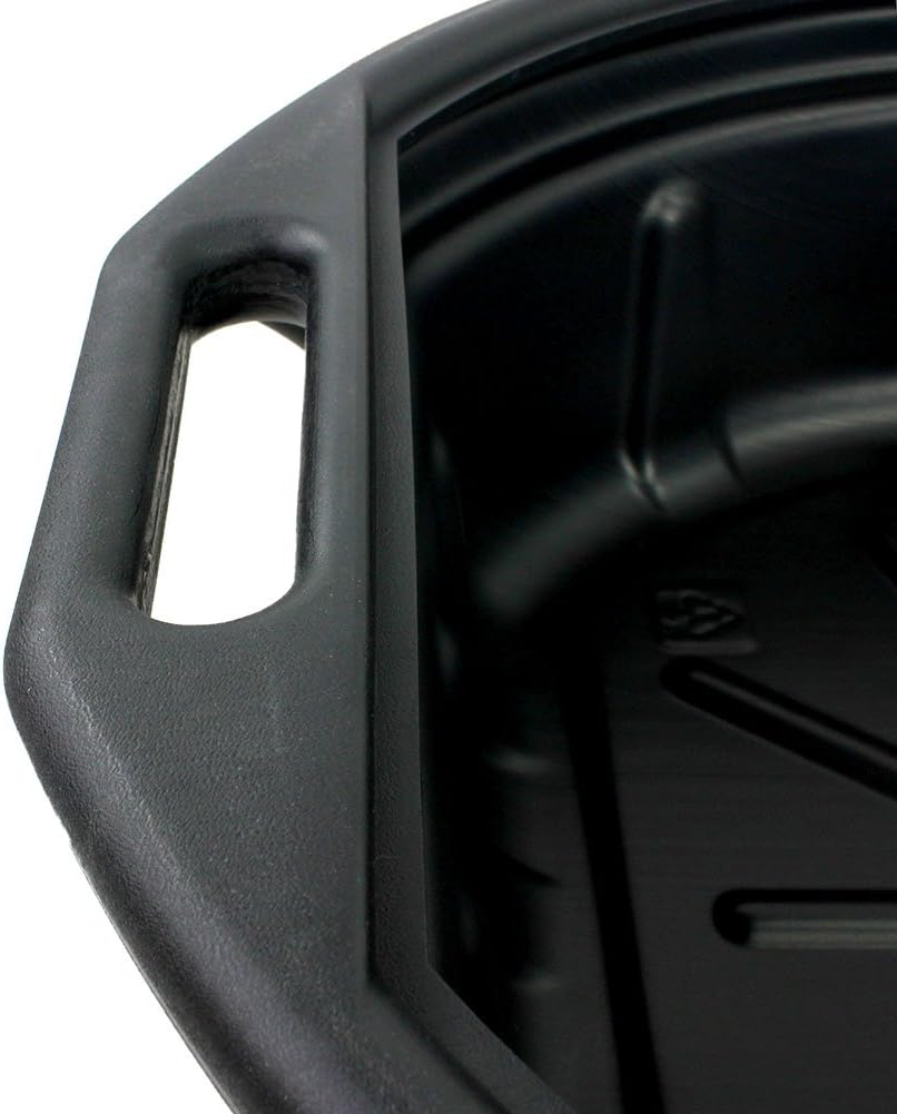 Capri Tools CP21021 Portable Oil Drain Pan, Anti-Freeze, Black