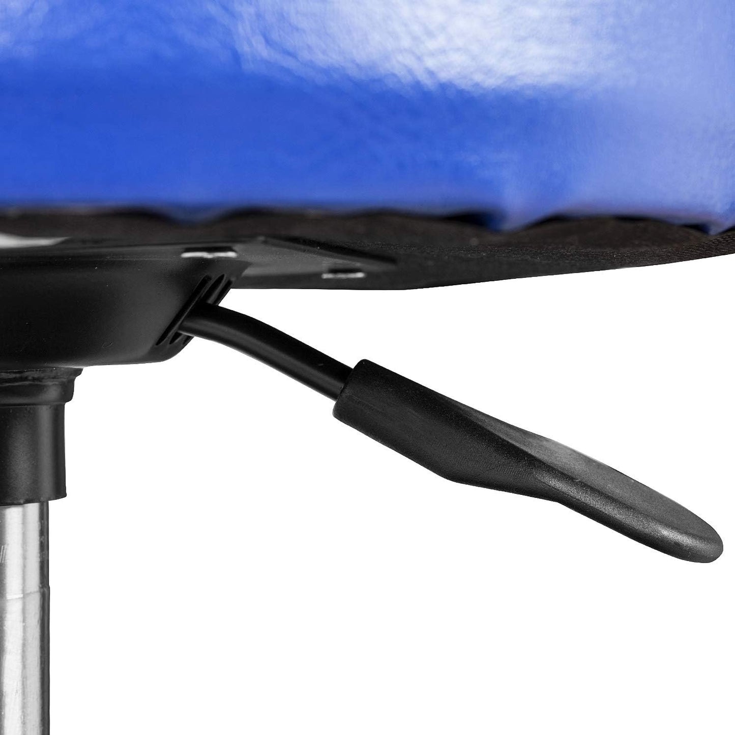 TCE ATR6350U Torin Rolling Pneumatic Creeper Garage/Shop Seat: Padded Adjustable Mechanic Stool with Tool Tray Storage, Blue