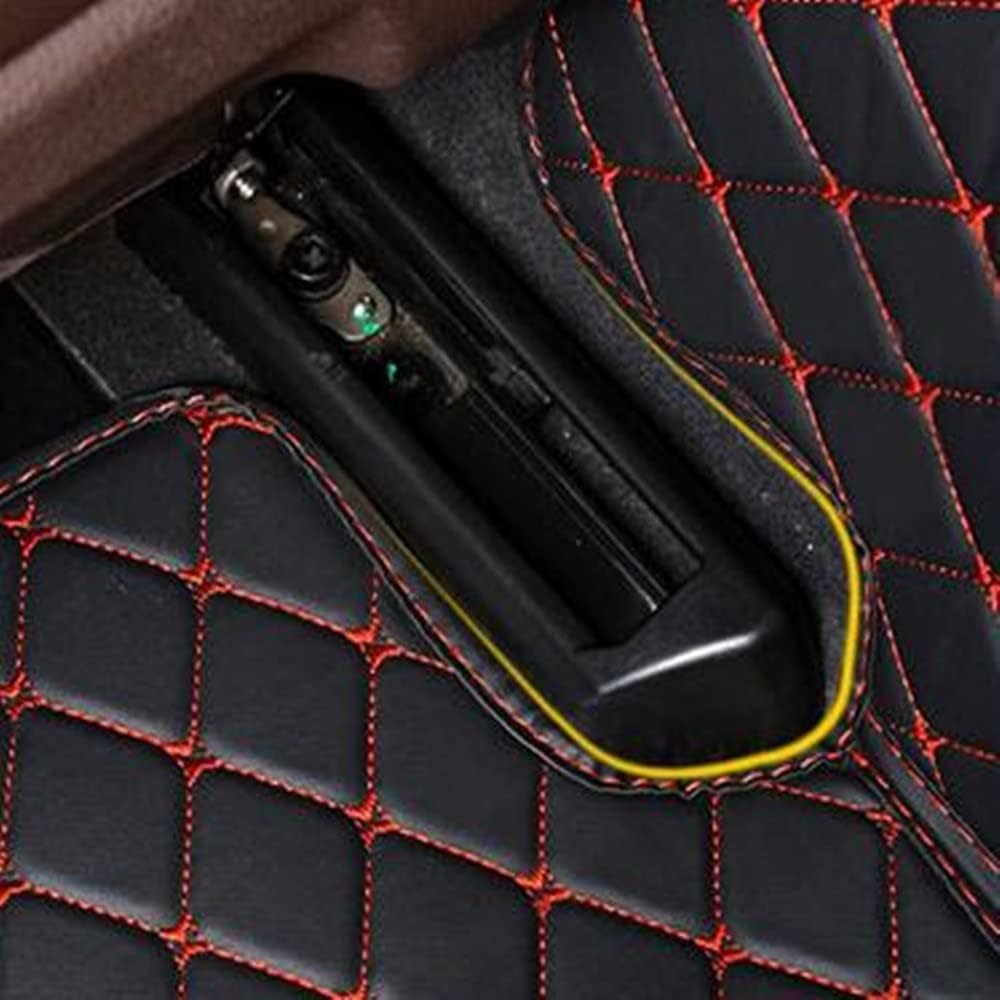 Custom All-Weather Protection Luxury Leather Floor Mats for Cars SUVs Trucks According Anti-Slip Leather Floor mats ﻿ (13,Green)