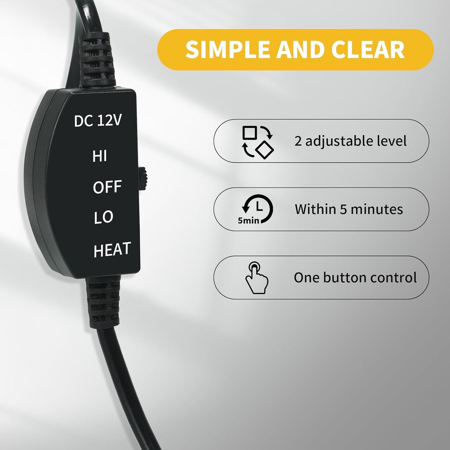 Seat Cover for Cold Weather, Winter Seat Cushion with Adjustanle Buckle for Full Back and Seat (2, Gray)