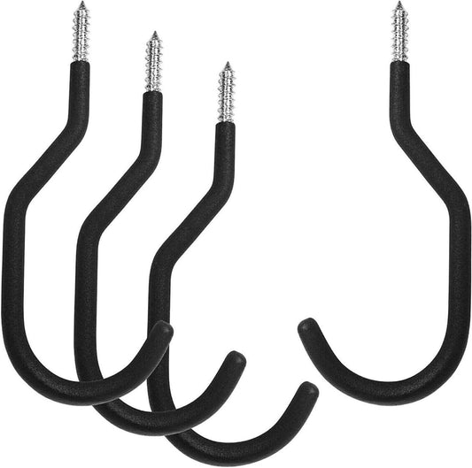 Heavy Duty Bike Hook, 4 Pack Regular Size Bicycle Hangers, Ceiling or Vertical Wall Storage Hooks