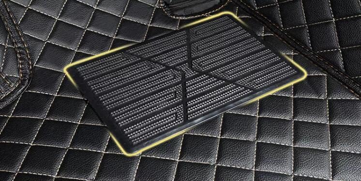 Custom All-Weather Protection Leather Car Floor Mats for Cars Sedan SUV Sports Car Waterproof Floor Mat (3D Brown)