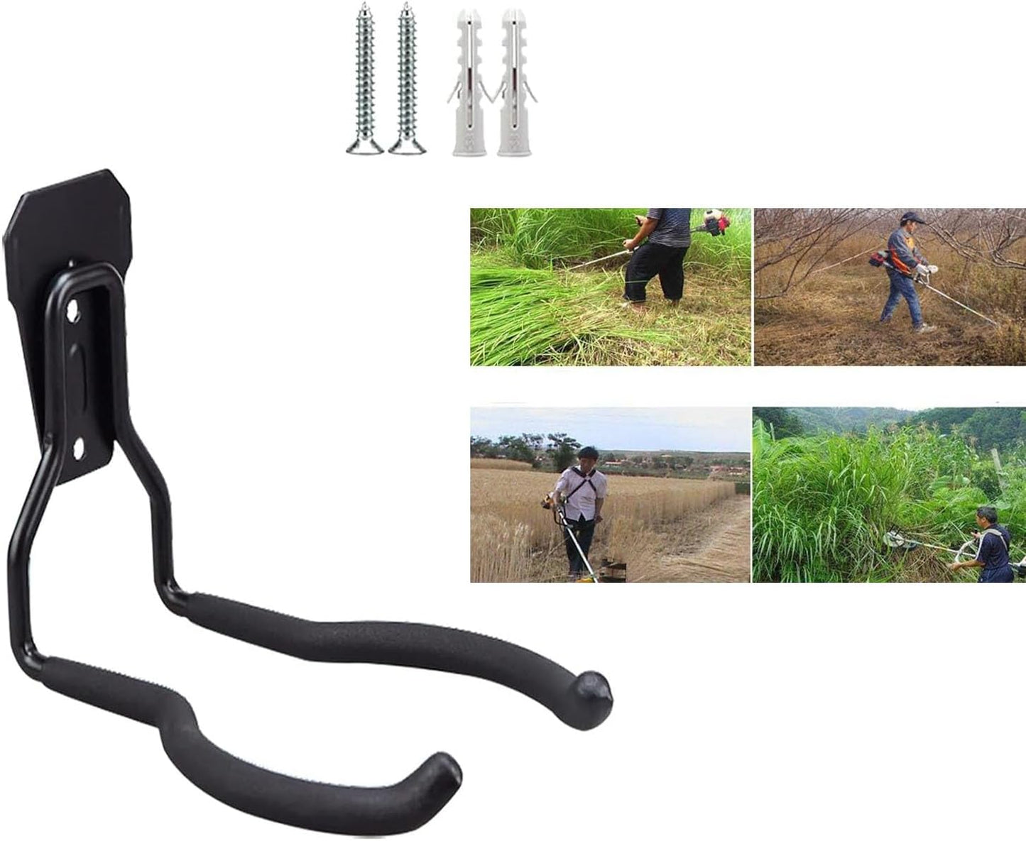 Power Tool Hanger - Trimmer & Weed Wacker Hangers for Garage Wall - Perfect for Tool Organizers & Storage