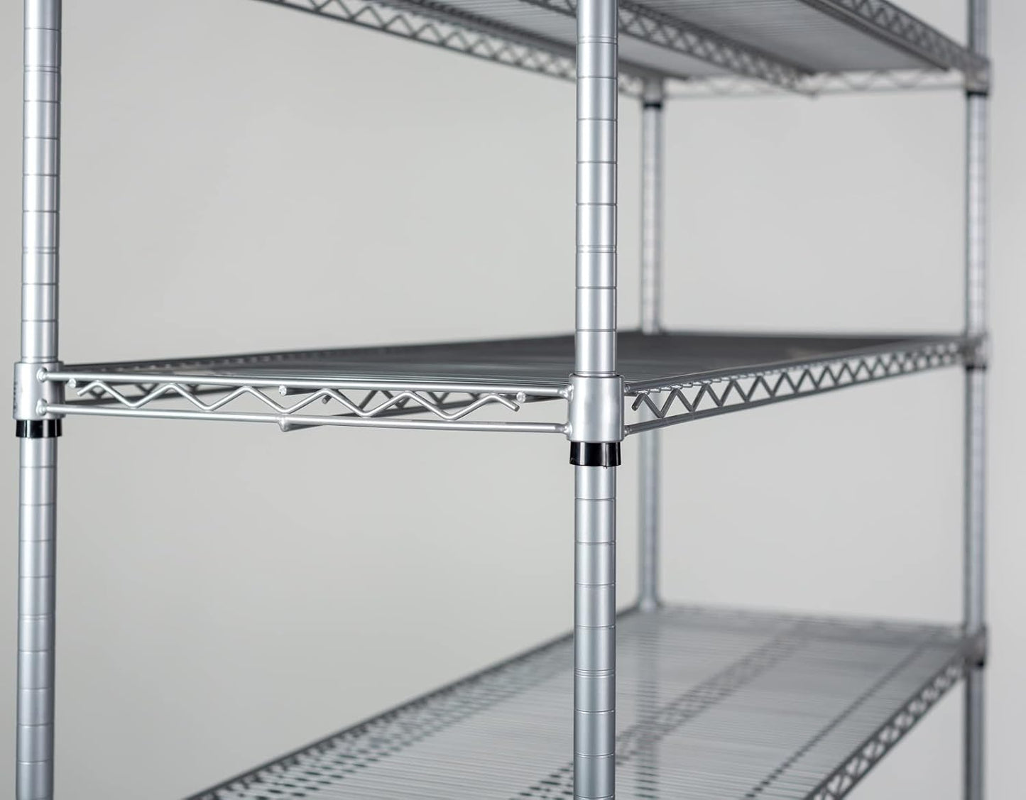 Omega 21" Deep x 24" Wide x 63" High 3 Tier Gray Starter Shelving Unit