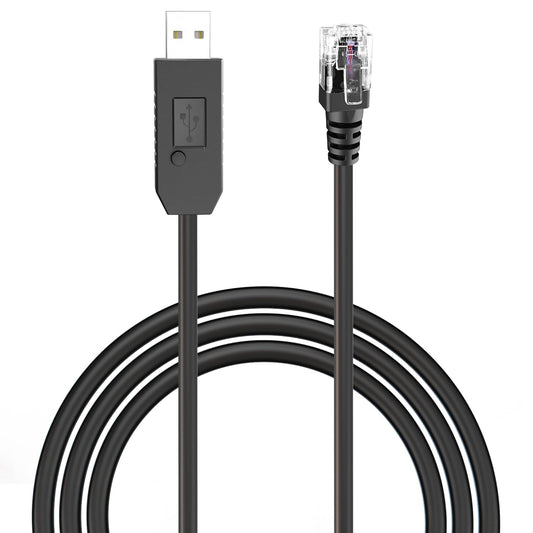 Radar Detector Cable, USB to RJ11 Plug Power Cord with Mute Function,Replacement Power Cable,for Escort Smart MAX 360 Passport Cobra 360 Unide R1/3/4/DFR8/9 Radenso XP etc Radar Detector.