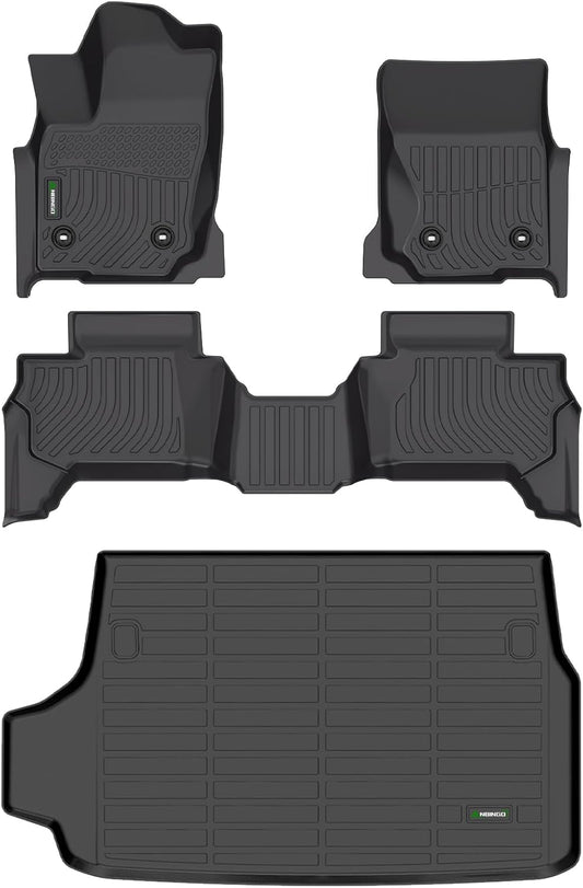 ANBINGO®Floor Mats Fit for Toyota 4Runner(5 Seats) 2025 & Cargo Liner All Weather Mats for Toyota 4Runner TPE Car Mat Rugs for 2025 4Runner Rubber Trunk Carpet for 2025 4Runner Accessories