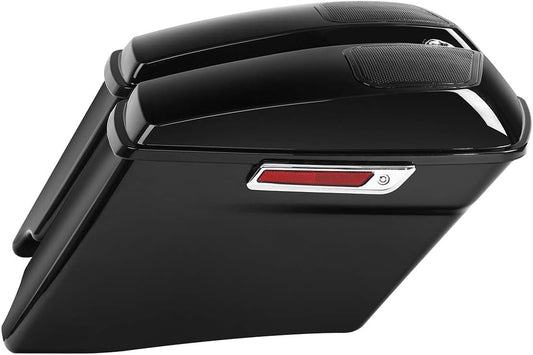 XFMT Motorcycle 4" Extended Stretched Hard Saddlebags Saddle Bags For Harley Touring CVO Road King Street Glide Road Glide Electra Glide Ultra Classic '14-'24