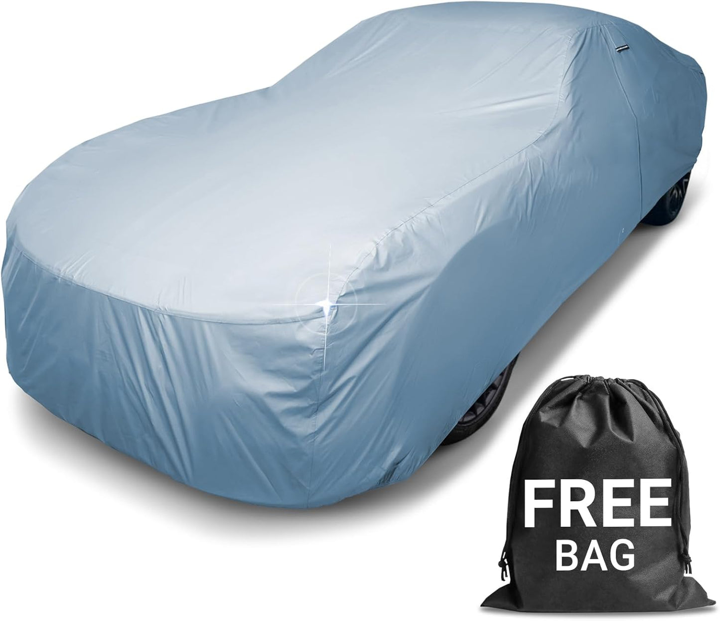 iCarCover Premium Car Cover for 1949-1952 Chevy Styleline Deluxe 2-Door, 4-Door Heavy Duty Waterproof All-Weather Automobiles Custom Fit Indoor Outdoor UV Snow Protection Covers with Straps and Bag