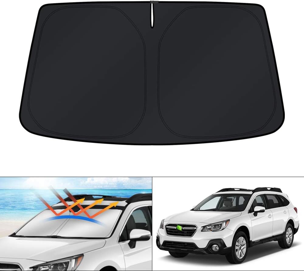 KUST Windshield Sun Shade for 2015 2016 2017 2018 2019 Subaru Outback Wagon Sunshade Window Sun Visor Protector Foldable Blocks UV Rays Keep Your Car Cooler
