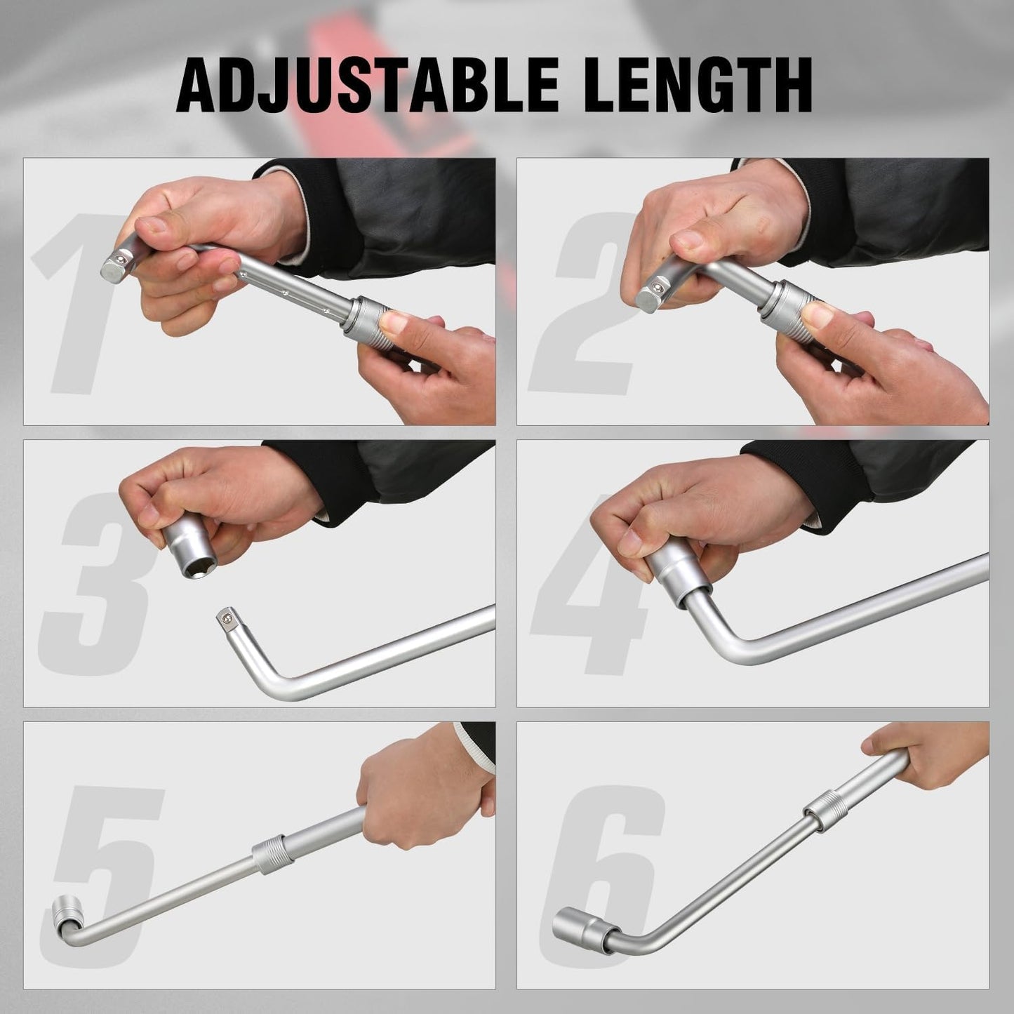 DNA MOTORING Floor Jack with Socket and Lock, Low Profile Hydraulic Trolley Jack for Cars Lift, 2 Ton (4000 lbs) Capacity, Lifting Range 5.12"-13", Red, TOOLS-00677-RD