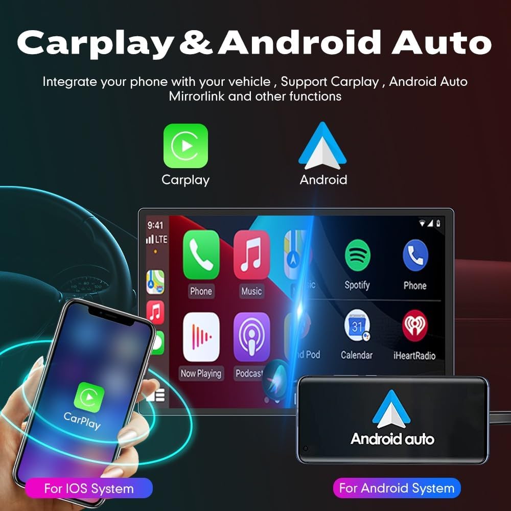 Kunfine Car CarPlay Android Auto Navigation Stereo GPS Radio Reverse Camera Display 13.1" QLED Touchscreen Headunit Tablet Pad Media Player For Peugeot 301 13-22, if Applicable Octa Core 4G+64G Silver