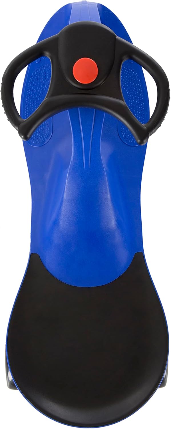 Lil' Rider Wiggle Car Ride on Toy - No Batteries, Gears, or Pedals - Just Twist, Swivel, and Go - Outdoor Ride on for Kids 3 Years and Up (Blue), Large