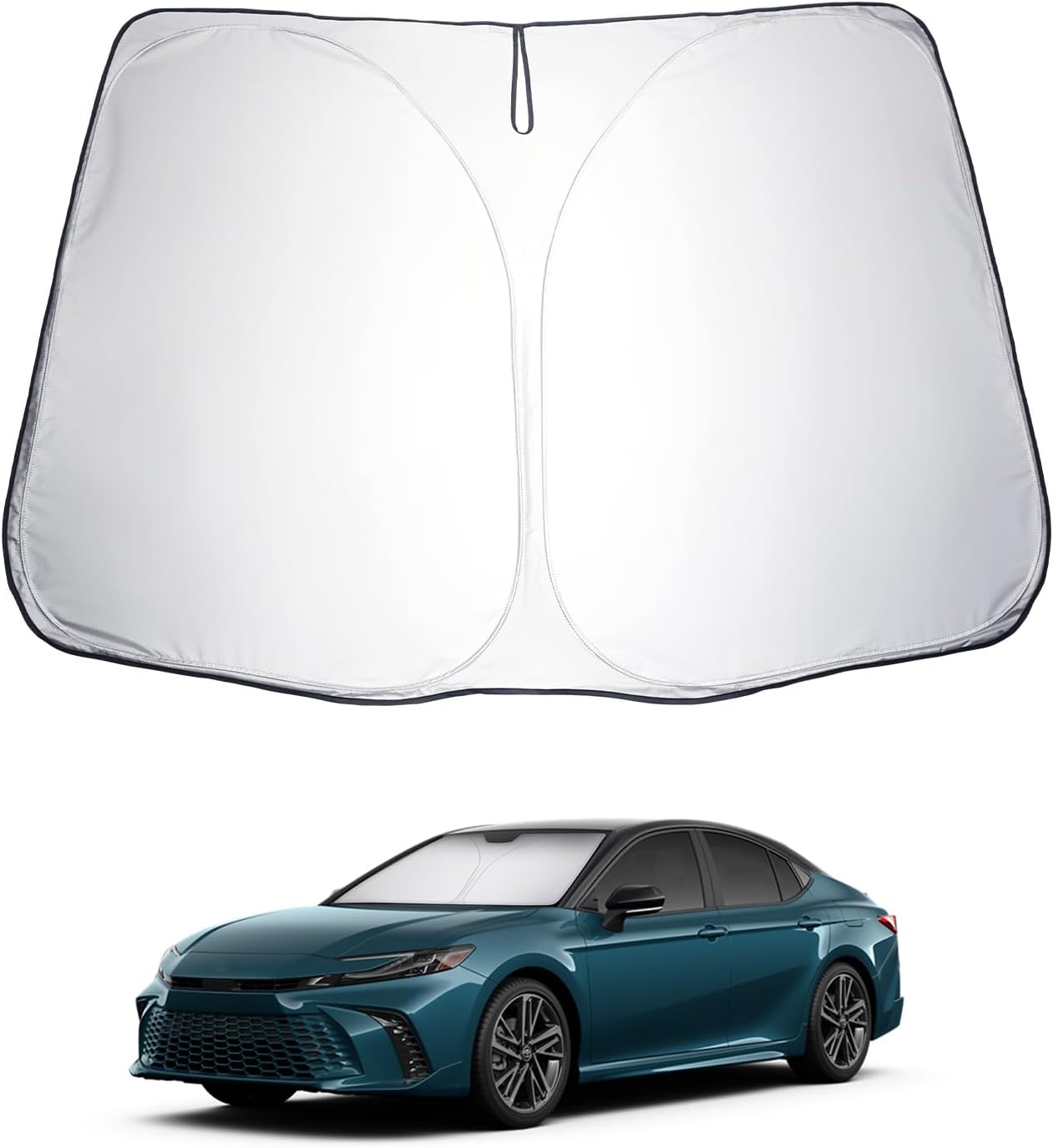LUWU for 2025 2026 Toyota Camry Windshield Sun Shade Windshield Sunshades 2025 2026 Toyota Camry Accessories Sunshade Cover Block UV Ray Front Window Sunshade