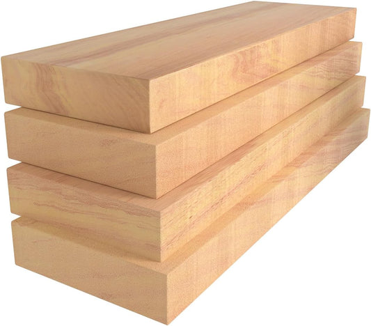 GWP04 Wood Grain Garage Wall Protector Car Door Protectors, Parking Stopper for Garage, Tool-Free, Designed in Germany (4-Pack)