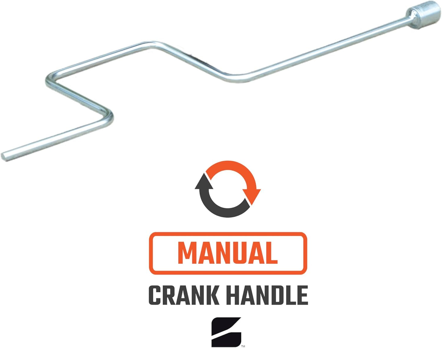 Bastion Distribution 30" Scissor Jack with Crank Handle | 5000lbs Capacity | Adjustable 5-30” Height | Spray-Tested Powder Coated | BJ-5000MSJ30