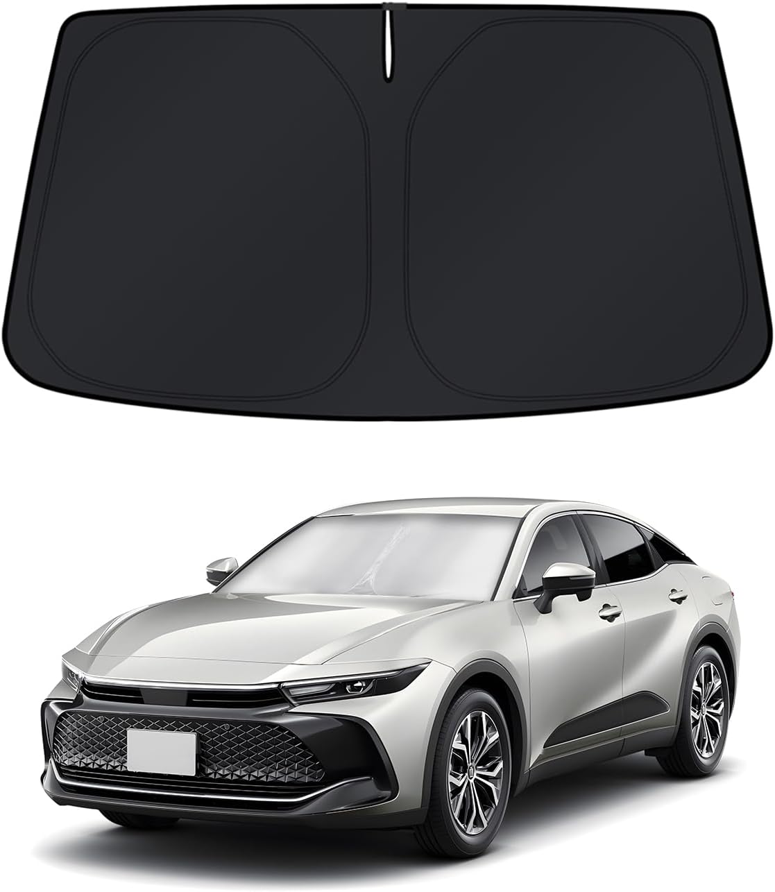KUST Windshield Sun Shade for Toyota Crown 2023 2024 2025 Accessories Window Sunshade Sun Visor Protector Foldable Blocks UV Rays Keep Your Car Cooler