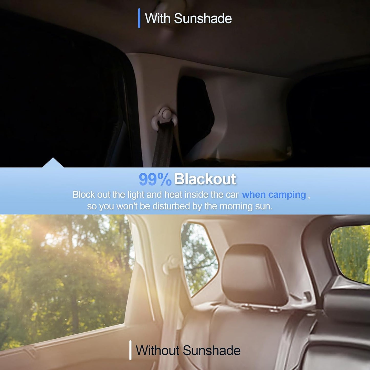 6pcs Car Window Shades for Toyota Prius Hatchback 2016-2022 (NOT Prius C or Prius V) Accessories,Windshield Side Rear Full Sunshade,Sun Visor UV Blocking, Privacy Protection for Camping Outdoor