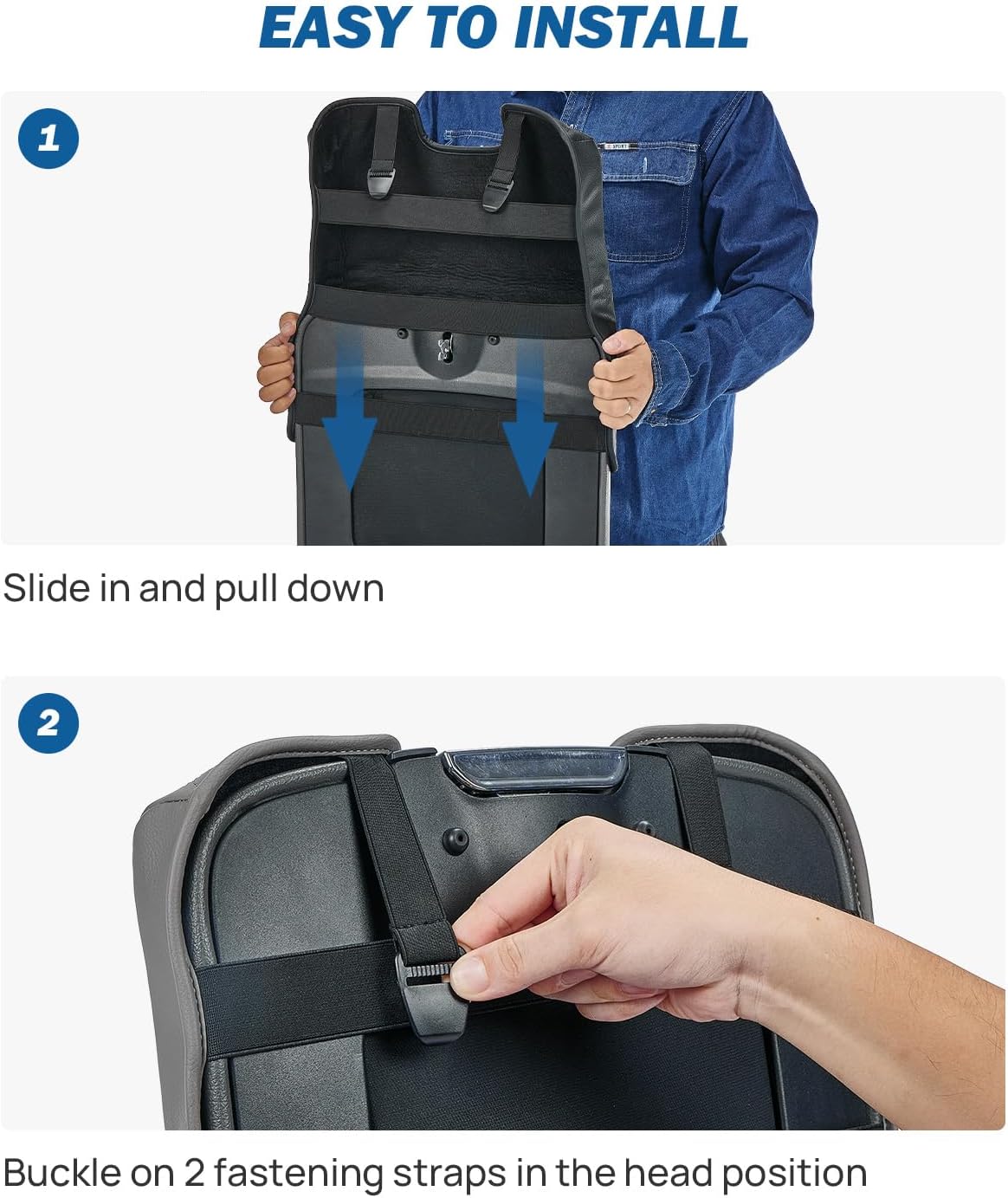 JOYTUTUS Center Console Cover Compatible with 2013-2018 Ram 1500 & 2013-2025 Ram 2500/3500/1500 Classic Model Jump Seat Console, Leather Arm Rest Armrest Cover for Car, Middle Console Cover Lid