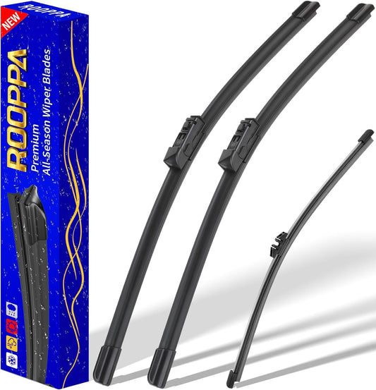 3 wipers Replacement for 2018-2022 BMW X3/2019-2022 BMW X4, Windshield Wiper Blades Original Equipment Replacement - 26"/20"/12" (Set of 3)