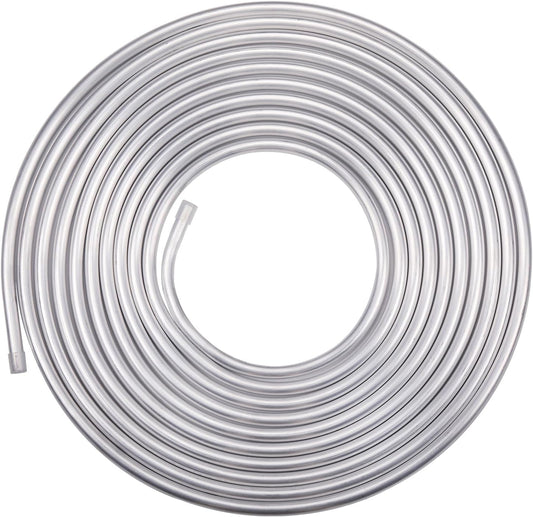 1/2" OD Aluminum Hard Fuel Line Hardline Tube Tubing Coil 16 Feet Roll