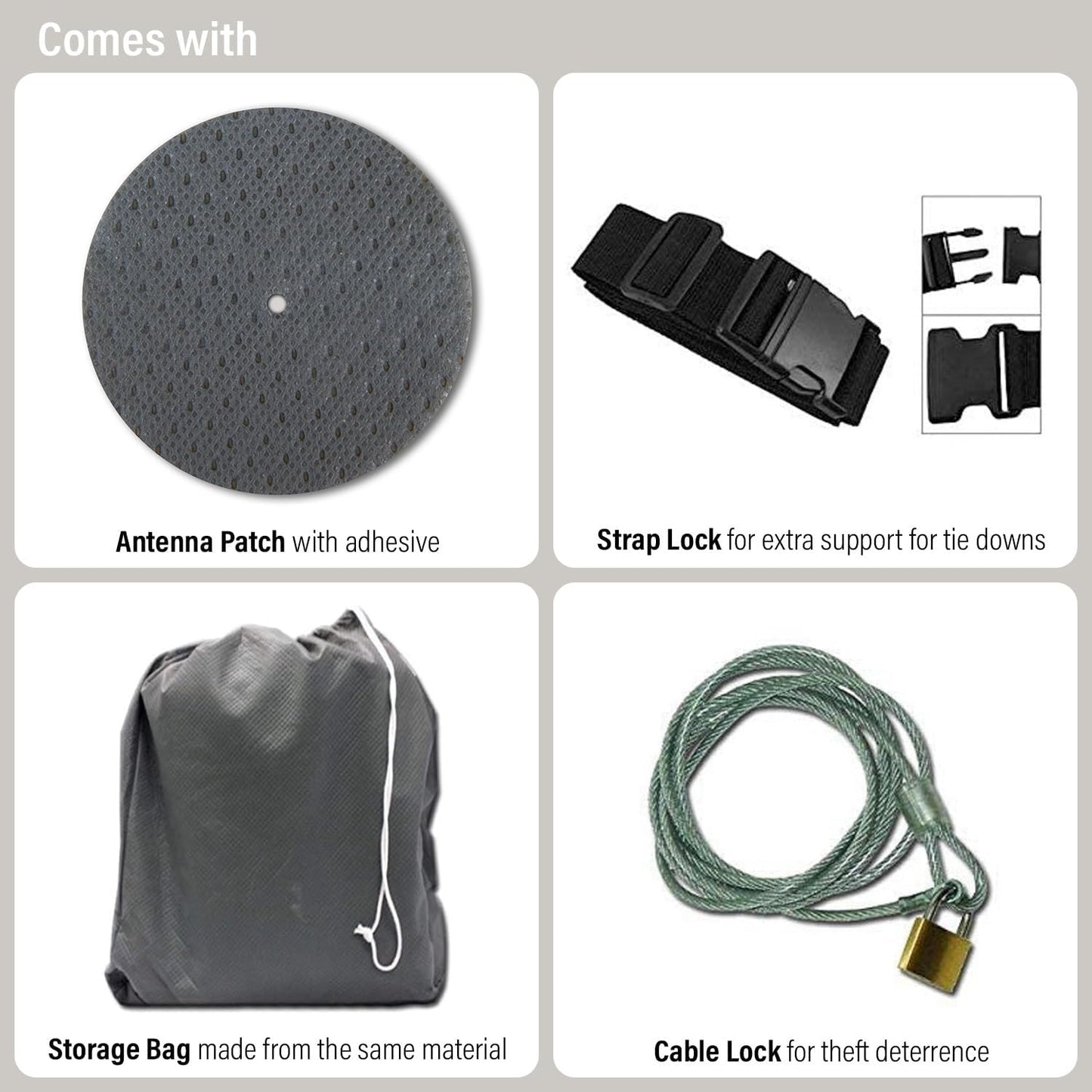 Supreme Full Car Cover – for Pontiac Grand Safari 1971-1976 Wagon 4-Door Semi Custom Fit Waterproof Full Coverage All Weather Windproof Dust Proof Indoor Outdoor Automobile