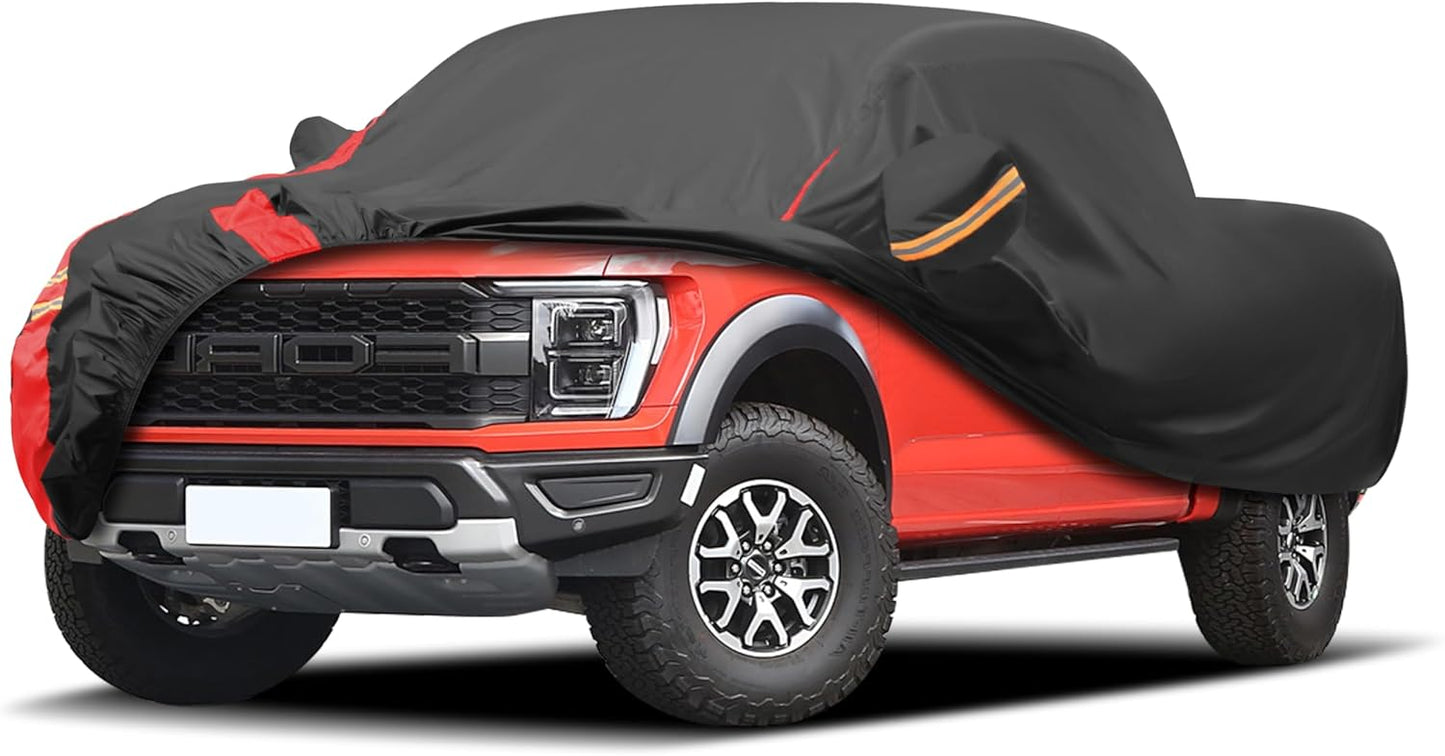Car Cover Outdoor Automobiles Waterproof All Weater, Universal Fit (Length Up to 240 inch) XL+