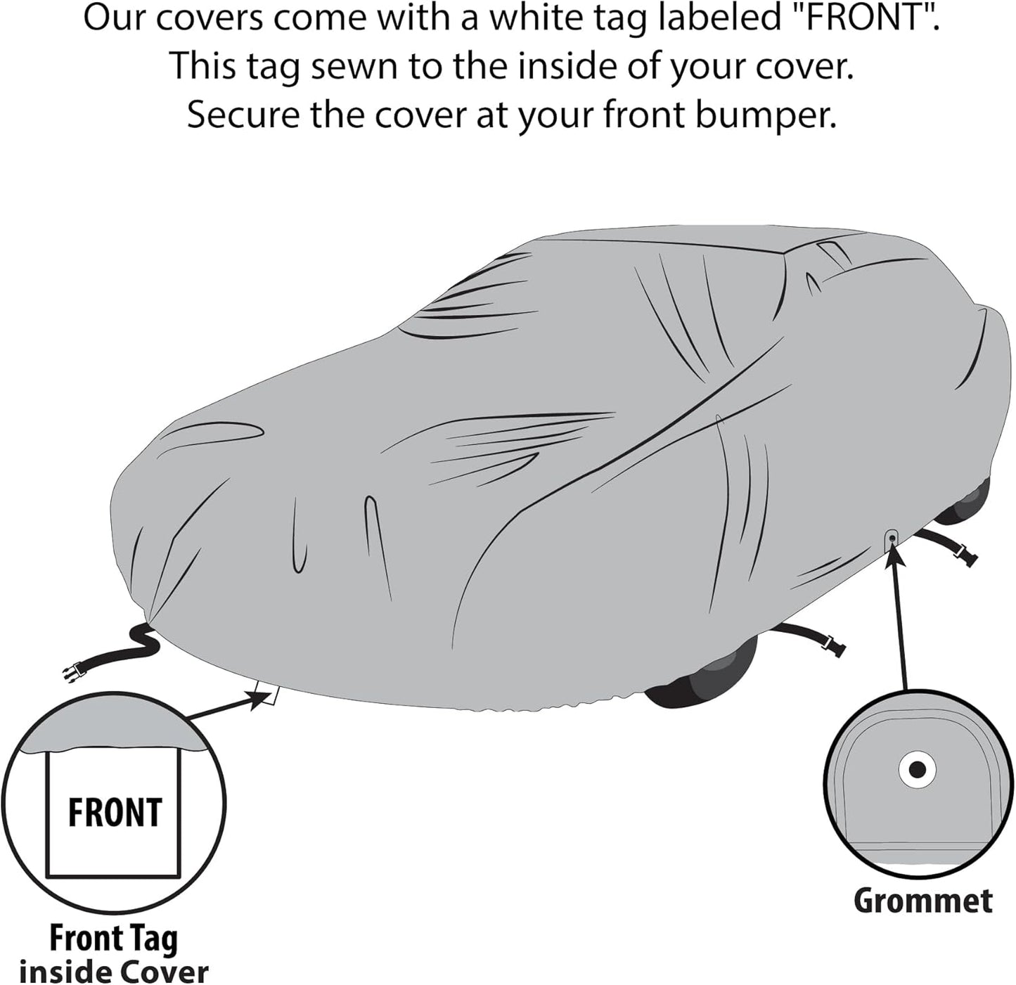 USCarCover 5 Layer All Weather Protection, Breathable Car Cover for Jeep Gladiator 2020-2025 Truck Pollution, Dust, Sun, Snow, Rain