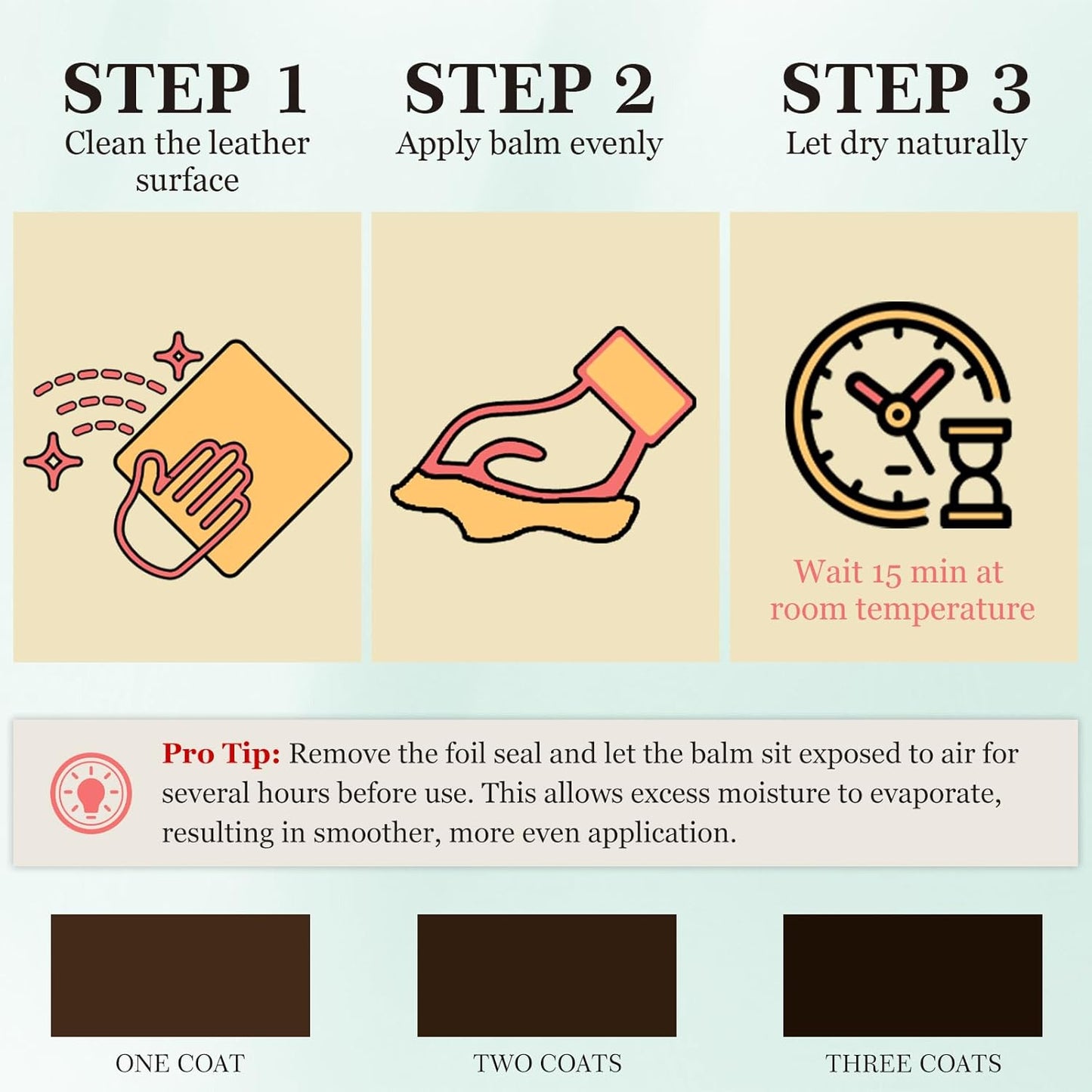 Leather Color Restorer, Leather Recoloring Balm, Scratch Remover, Leather Dye, Leather Paint with Leather Conditioner, Leather Repair Kit for Furniture Couches Car Seats Shoes, Beige