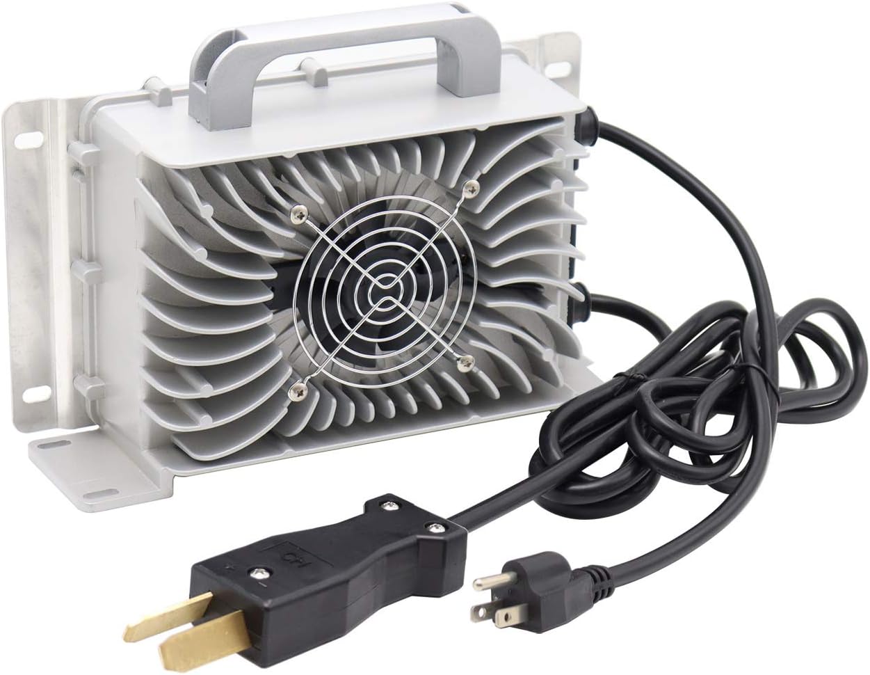 20AMP Battery Charger Replacement for 36 Volt Club Car/Yamaha Golf Cart Waterproof IP68 with Crowsfoot Plug