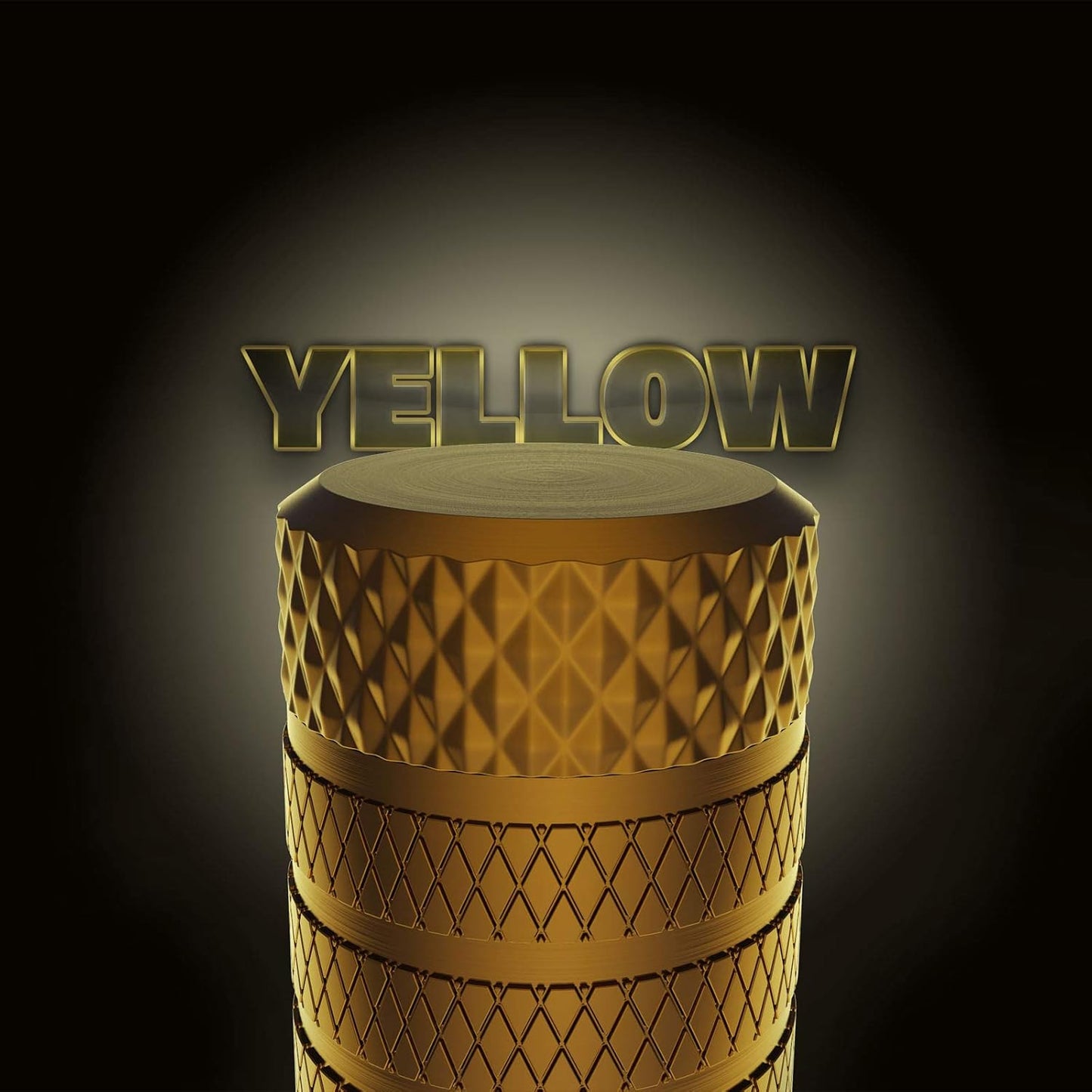 CKAuto Tire Valve Stem Caps, Golden Yellow, 4 pcs/Pack, Anodized Aluminum Tire Valve Cap Set, Corrosion Resistant, Universal Stem Covers for Cars Trucks Motorcycles SUVs and Bikes