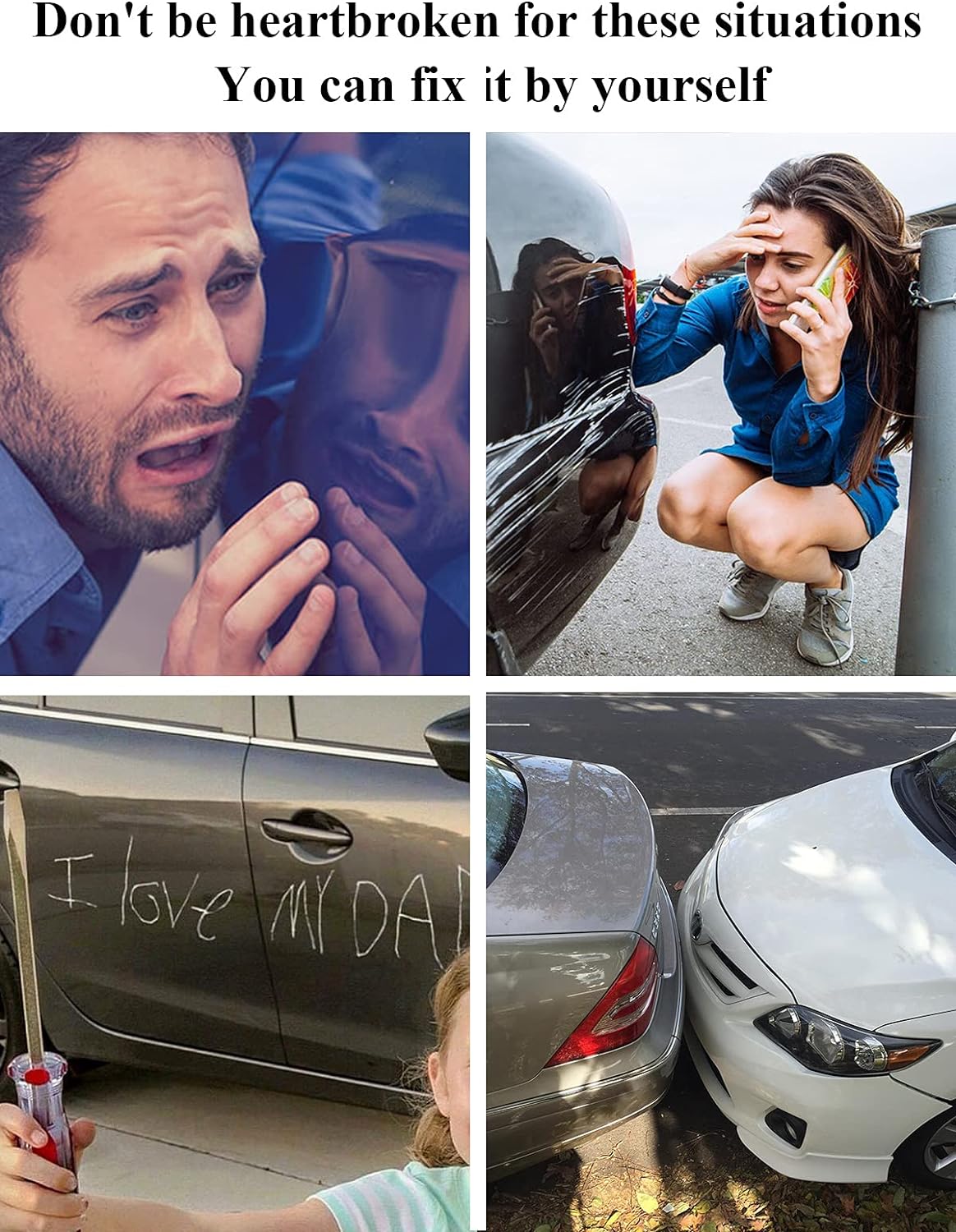 SYOAUTO Magnetic Gray 1G3 Touch Up Paint Fit for Toyota Auto Touch up Paint Scratch Repair Pen Brush and Tip 2 in 1 Magnetic Gray