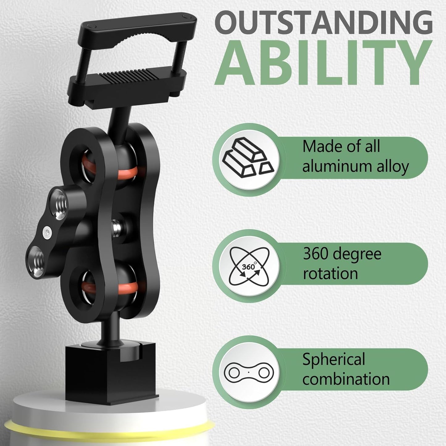 Radar Detector Rearview Mirror Mounting Bracket,13.8" Radar Detector Hard Wire Power Cord Mirror Wire Plug,with Braided Set of 3 (for Radar with EZ Magnetic Connection)