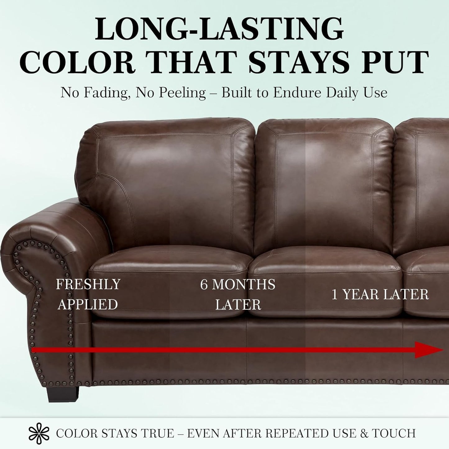 Leather Color Restorer, Leather Recoloring Balm, Scratch Remover, Leather Dye, Leather Paint with Leather Conditioner, Leather Repair Kit for Furniture Couches Car Seats Shoes, Dark Gray