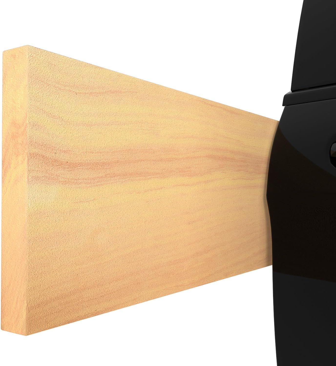 GWP02S Wood Grain Garage Wall Protector Car Door Protectors, Garage Accessories, Parking Stopper for Garage, Tool-Free, Designed in Germany (2-Pack Wood Grain)