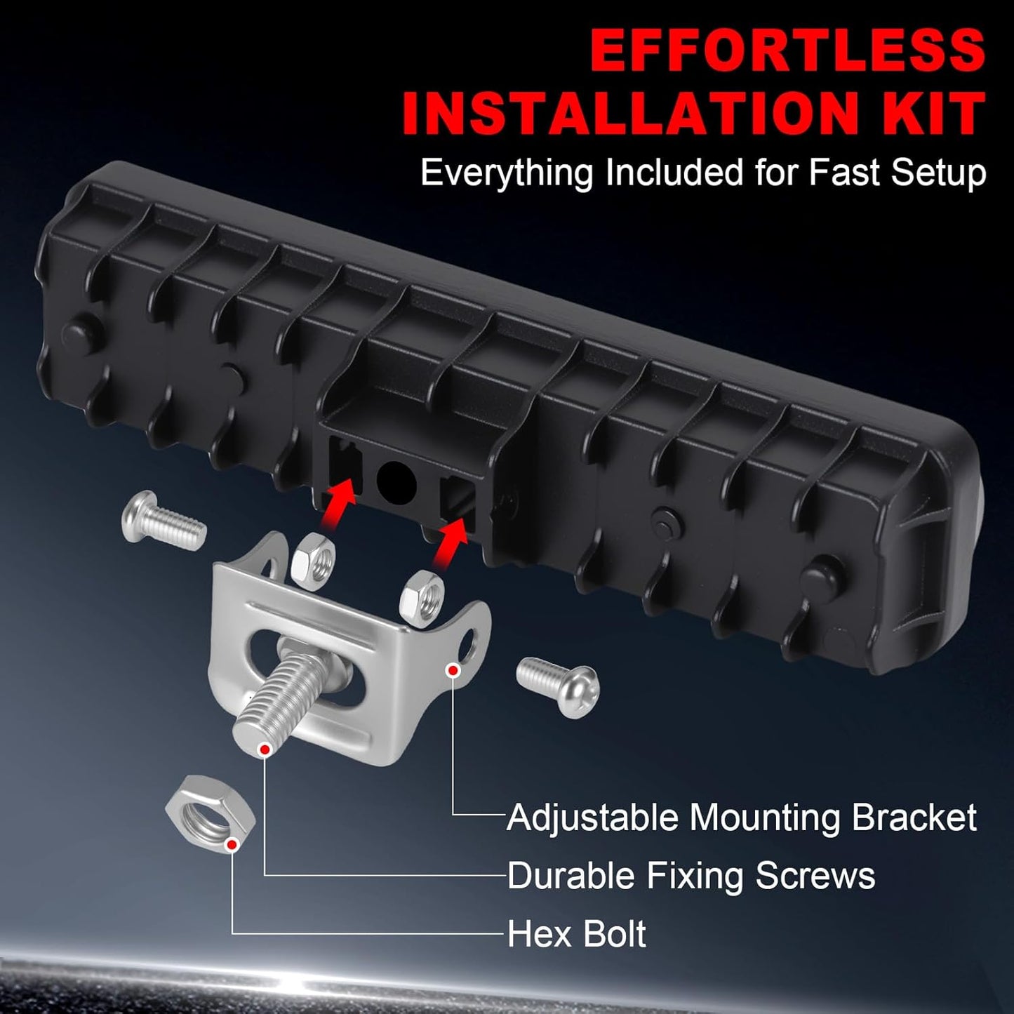 LED Forklift Safety Light Red for AGV Automated Guided Vehicle, Forklift Truck, Industrial Lift, Warehouse Safety, IP67 Waterproof, Aluminum Housing (4PCS)