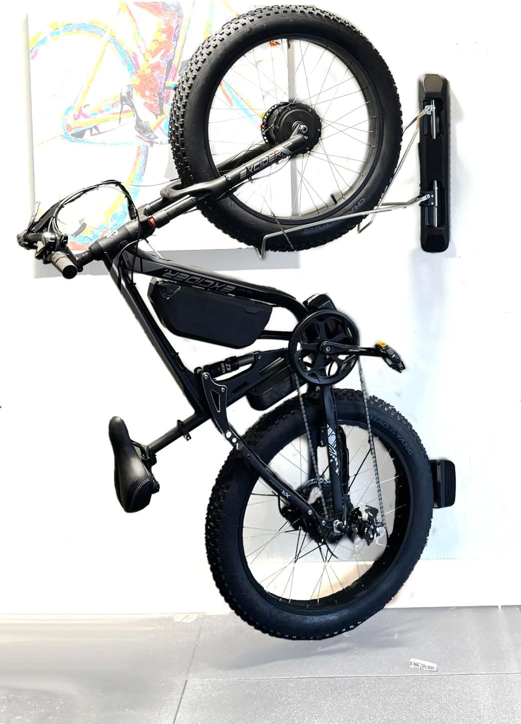 Unbound Bike Storage Rack: Swivel Wall Mount for Effortless Indoor Storage - Space-Saving Design with Swivel Arms. Ideal for Home, Garage, Bike Park (Road Bike Rack (TIRE Width ≤2.1''))