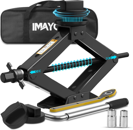 2.5 Ton Car Jack Designed for Mercedes Benz, Scissor Jack for Benz Vehicle with 2PCS Jack Pad, Tire Changing Kit Compatible with Mercedes Benz A B C E R S Class CLA CLC CLK GL GLA G GLE GLC M