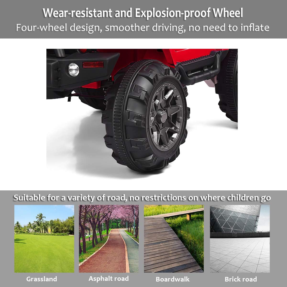 Costzon Ride On Car, 12V Battery Powered Electric Ride On Truck w/Parental Remote Control, LED Lights, Double Open Doors, Safety Belt, Music, MP3 Player, Spring Suspension (Red)