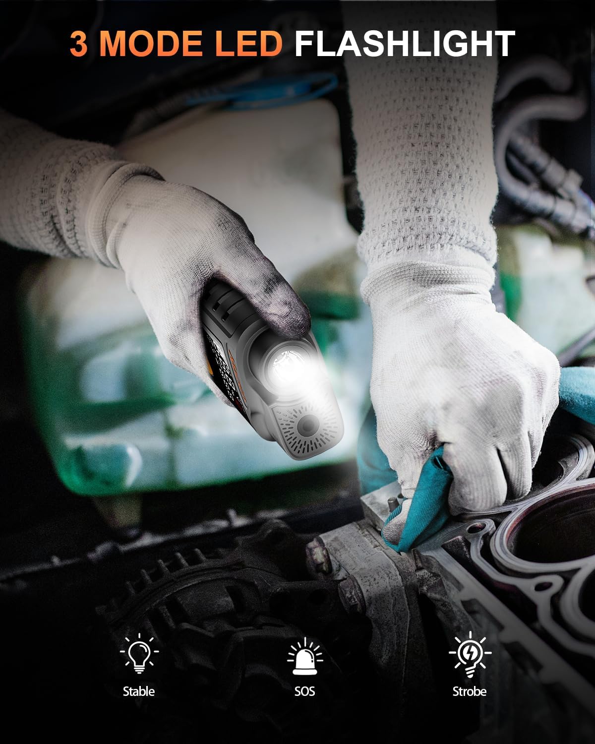 Jump Starter with Air Compressor-1500A Portable Car Battery Charger(Up to 7.5L Gas/5.5L Diesel),12V Jumper Box 150PSI Auto Tire Inflator with Jumper Cable, USB Charge, DC Output and Flashlight