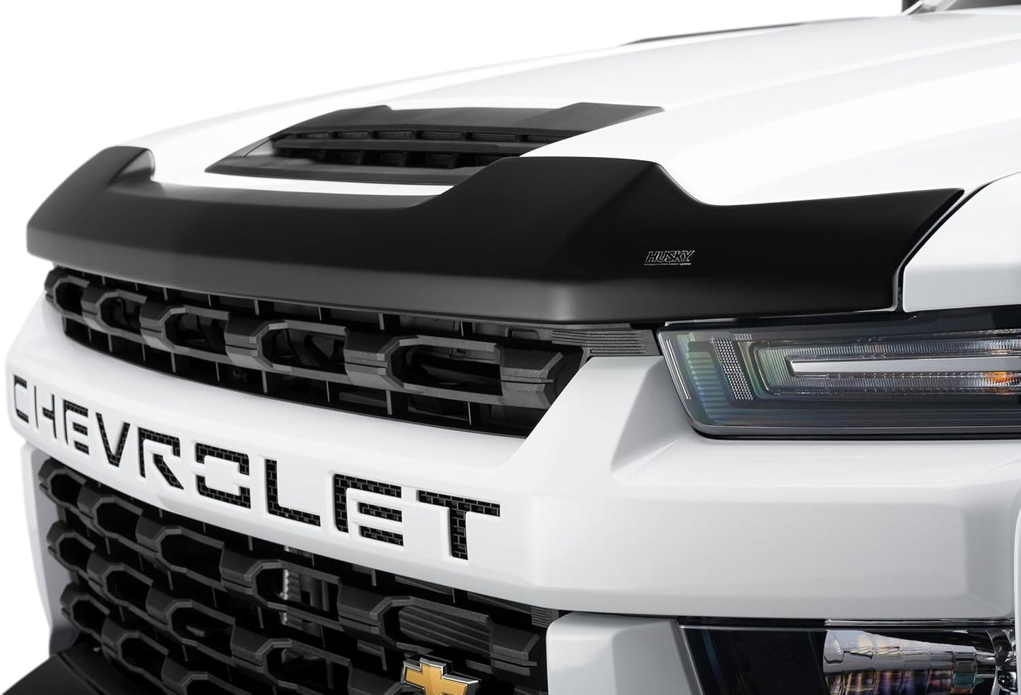 Husky Liners Aeroskin Hood Protector | Fits 2020-2022 Ford Escape | Low Profile Deflector/Bug Shield - 1 pc., Smoke | 2842182