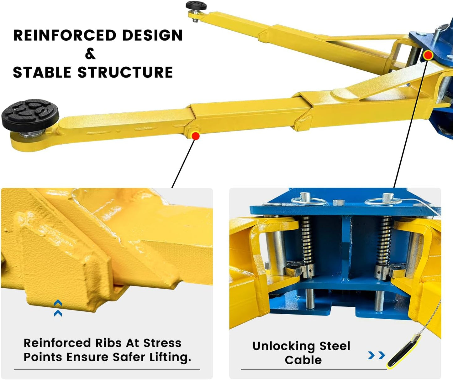 110V Two Post Car Lift 10,000 LBS Overhead Heavy Duty 2 Posts Auto Hoist Truck Lift for Garage